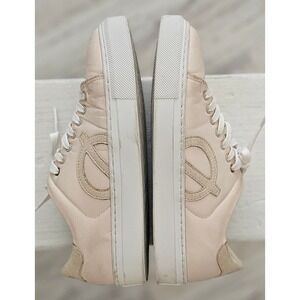 LOCI Vegan Canvas Low Top Sneakers Beige London Portugal NINE W EU 38 US 7.5‎
